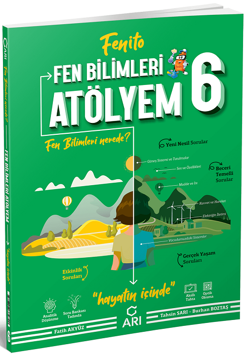 SÜPER FİYAT - Arı Yayınları 6. Sınıf Fen Bilimleri Atölyem Fenito Arı Yayınları