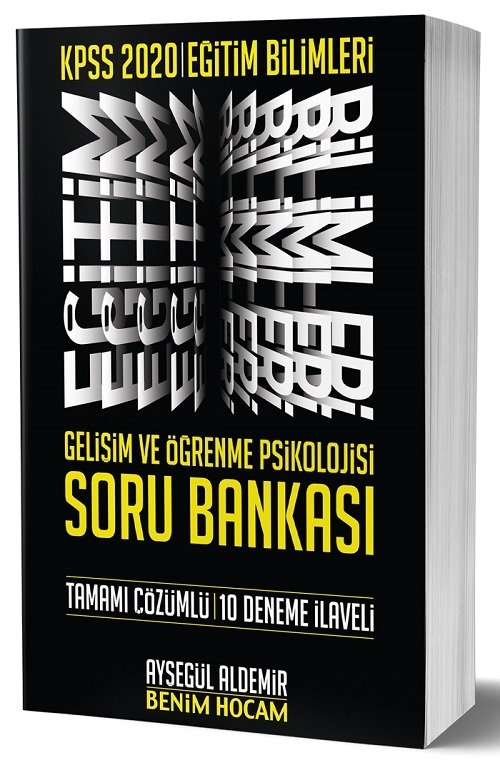 Benim Hocam 2020 KPSS Gelişim ve Öğrenme Psikolojisi Soru Bankası Çözümlü Ayşegül Aldemir Benim Hocam Yayınları