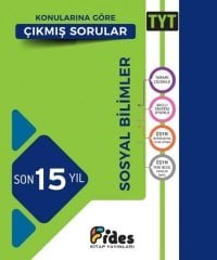 Fides YKS TYT Sosyal Bilimler Son 15 Yıl Konularına Göre Çıkmış Sorular Soru Bankası Fides Yayınları