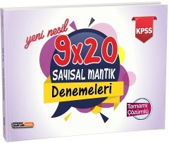 SÜPER FİYAT - Kariyer Meslek KPSS Sayısal Mantık 9x20 Deneme Kariyer Meslek Yayınları