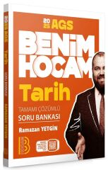 Benim Hocam 2025 MEB-AGS Tarih Soru Bankası Çözümlü - Ramazan Yetgin Benim Hocam Yayınları