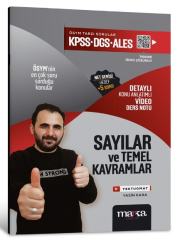 Marka 2025 KPSS DGS ALES Sayılar ve Temel Kavramlar Video Ders Notu - Yektuğ Mat Marka Yayınları