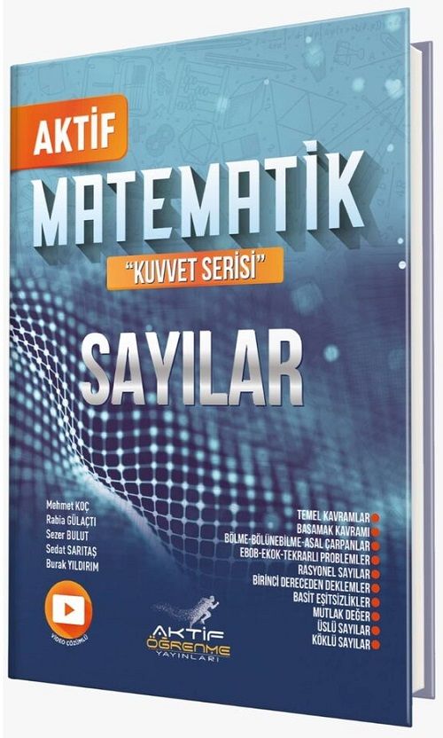 Aktif Öğrenme YKS TYT AYT Aktif Matematik Sayılar Aktif Öğrenme Yayınları