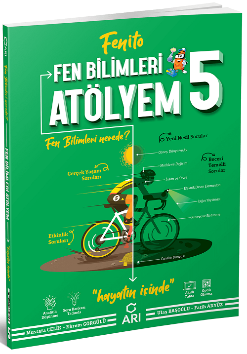 SÜPER FİYAT - Arı Yayınları 5. Sınıf Fenito Fen Bilimleri Atölyem Arı Yayınları