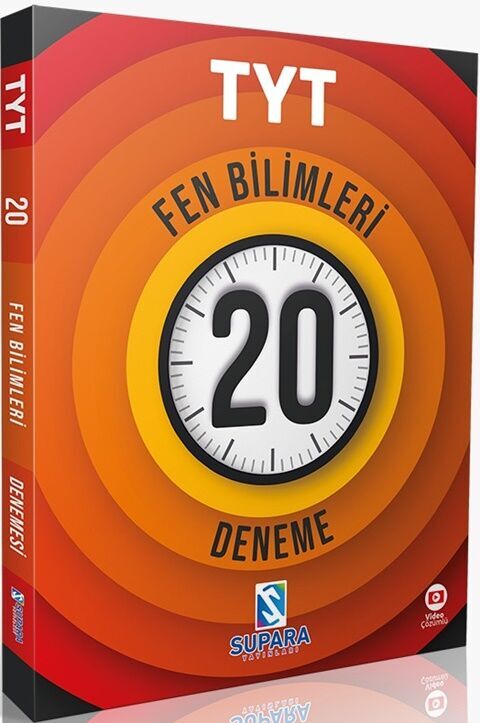 Supara YKS TYT Fen Bilimleri 20 Deneme Video Çözümlü Supara Yayınları