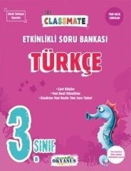 Okyanus 3. Sınıf Türkçe Classmate Etkinlikli Soru Bankası Okyanus Yayınları