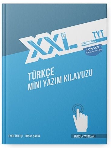 Dersia YKS TYT Türkçe XXL TDK Mini Yazım Kılavuzu Dersia Yayınları