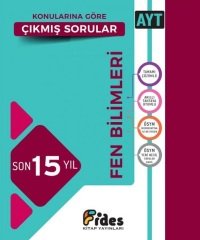 Fides YKS AYT Fen Bilimleri Son 15 Yıl Konularına Göre Çıkmış Sorular Soru Bankası Fides Yayınları