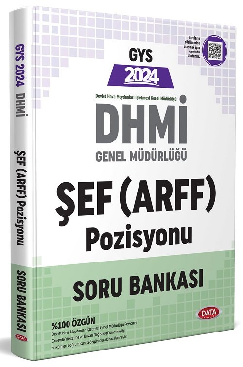 Data 2024 GYS DHMİ Genel Müdürlüğü Şef (ARFF) Pozisyonu Soru Bankası Görevde Yükselme Data Yayınları