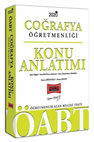 Yargı 2020 ÖABT Coğrafya Öğretmenliği Konu Anlatımı Yargı Yayınları