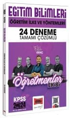 Yargı 2024 KPSS Eğitim Bilimleri Öğretmenler Ekibi Öğretim İlke ve Yöntemleri 24 Deneme Çözümlü - Fatih Genç Yargı Yayınları