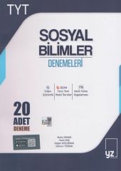 YZ Yayınları YKS TYT Sosyal Bilimler 20 Deneme YZ Yayınları