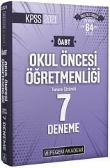 Pegem 2021 ÖABT Okul Öncesi 7 Deneme Çözümlü Pegem Akademi Yayınları