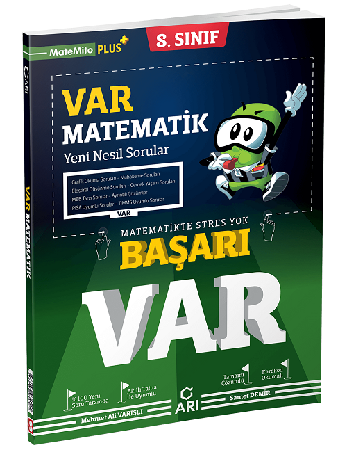 Arı Yayınları 8. Sınıf Matematik Var Yeni Nesil Soru Bankası Arı Yayınları