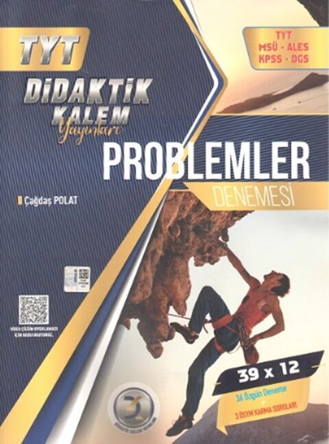 Didaktik Kalem YKT TYT Problemler 39x12 Deneme Didaktik Kalem Yayınları