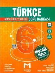 Mozaik 6. Sınıf Türkçe Soru Bankası Mozaik Yayınları