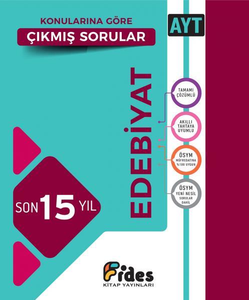 Fides YKS AYT Edebiyat Son 15 Yıl Konularına Göre Çıkmış Sorular Soru Bankası Fides Yayınları