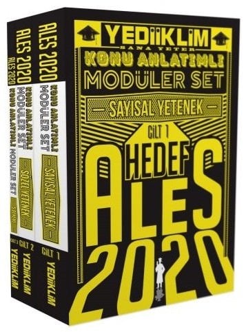 Yediiklim 2020 ALES HEDEF Konu Anlatımlı Modüler Set Yediiklim Yayınları