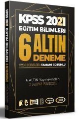 Benim Hocam 2021 KPSS Eğitim Bilimleri 6 Altın Deneme Çözümlü Benim Hocam Yayınları