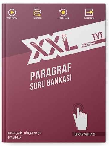 Dersia YKS TYT Türkçe XXL Paragraf Soru Bankası Dersia Yayınları