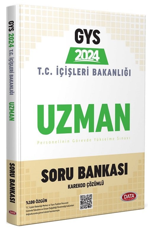 Data 2024 GYS İçişleri Bakanlığı Uzman Soru Bankası Görevde Yükselme Data Yayınları