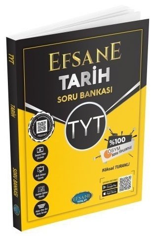 Efsane YKS TYT AYT Tarih Efsane Soru Bankası Efsane Yayınları