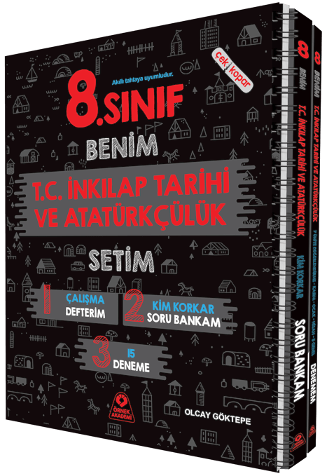 Örnek Akademi 8. Sınıf Benim TC İnkılap Tarihi ve Atatürkçülük Setim Örnek Akademi Yayınları