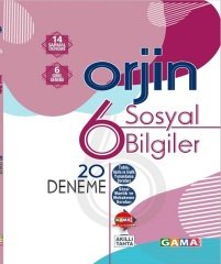 Gama 6. Sınıf Sosyal Bilgiler Orjin 20 Deneme Gama Yayınları