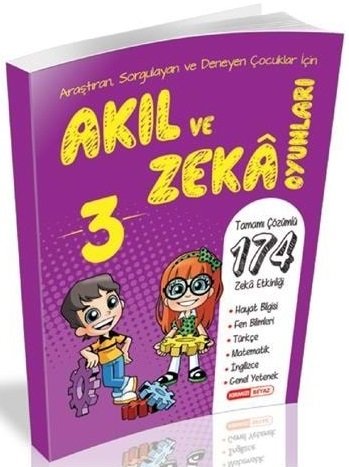 Kırmızı Beyaz 3. Sınıf Akıl ve Zeka Oyunları Kırmızı Beyaz Yayınları