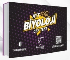 Karekök YKS AYT Biyoloji Zor Cep Test Karekök Yayınları