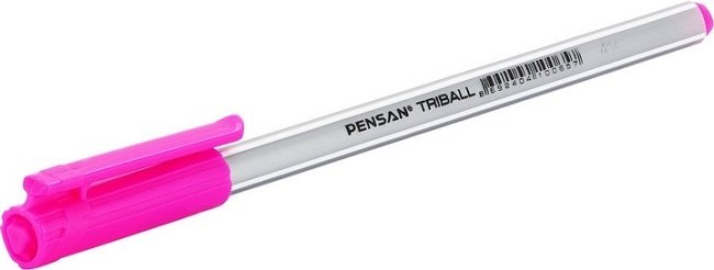 Pensan Triball Tükenmez Pembe Kalem