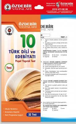 Özdebir 10.Sınıf Türk Dili ve Edebiyatı Yaprak Test Özdebir Yayınları