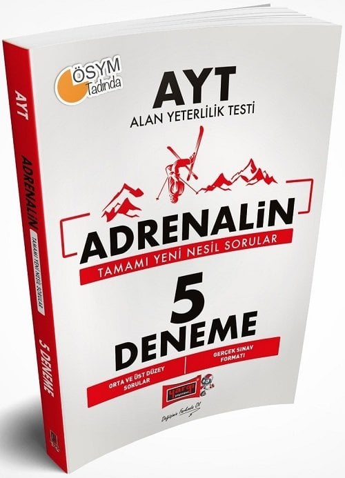 SÜPER FİYAT - Yargı YKS AYT Adrenalin 5 Deneme Yargı Yayınları