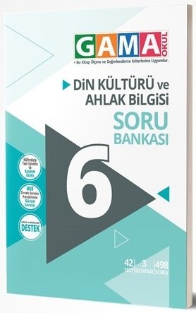 Gama 6. Sınıf Din Kültürü ve Ahlak Bilgisi Destek Soru Bankası Gama Yayınları