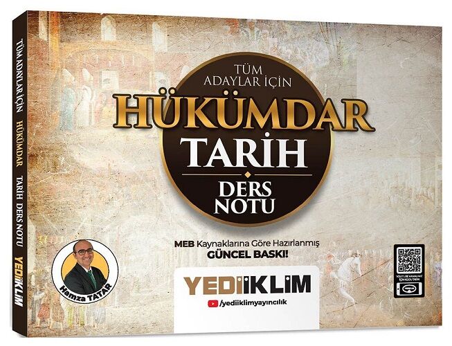 Yediiklim 2025 KPSS Tarih Hükümdar Ders Notu - Hamza Tatar Yediiklim Yayınları