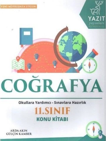 Yazıt 11. Sınıf Coğrafya Konu Kitabı Yazıt Yayınları