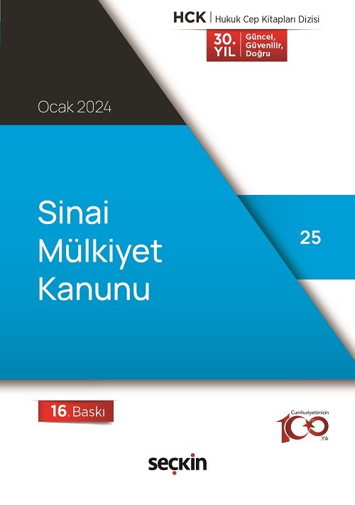 Seçkin Sınai Mülkiyet Kanunu Cep Kitabı 16. Baskı Seçkin Yayınları