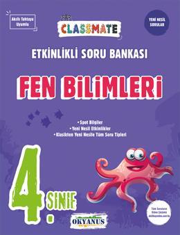 Okyanus 4. Sınıf Fen Bilimleri Classmate Etkinlikli Soru Bankası Okyanus Yayınları