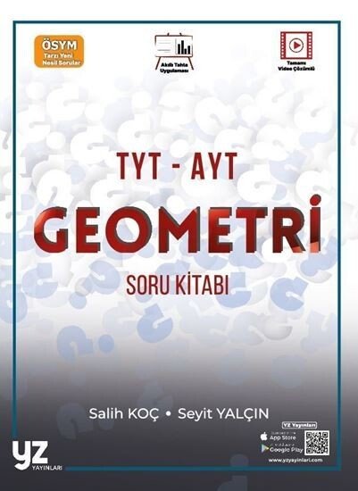 YZ Yayınları YKS TYT AYT Geometri Soru Bankası YZ Yayınları