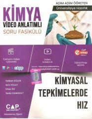 Çap Yayınları Üniversite Hazırlık Kimya Kimyasal Tepkimelerde Hız Konu Anlatımlı Soru Fasikülü Video Çözümlü Çap Yayınları