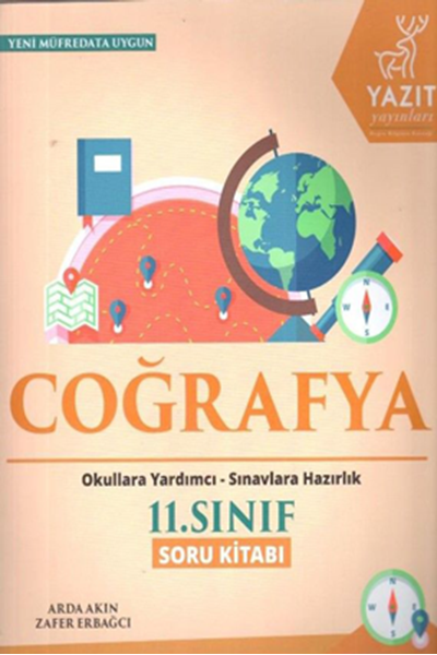 Yazıt 11. Sınıf Coğrafya Soru Bankası Yazıt Yayınları