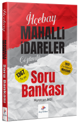 Dizgi Kitap 2022 Kaymakamlık İLÇEBAY Mahalli İdareler Soru Bankası Çözümlü - Muratcan Akdi Dizgi Kitap