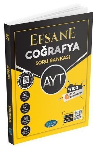 Efsane YKS AYT Coğrafya Efsane Soru Bankası Efsane Yayınları