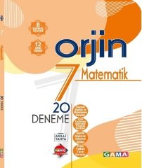 Gama 7. Sınıf Matematik Orjin 20 Deneme Gama Yayınları