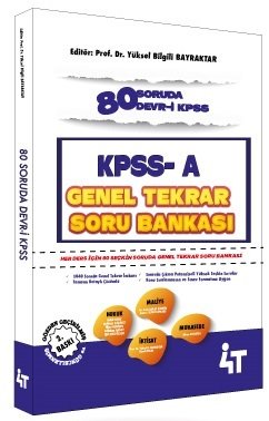 4T Yayınları KPSS A Grubu 80 Soruda Devri KPSS Genel Tekrar Soru Bankası 4T Yayınları