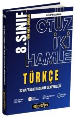 Startfen 8. Sınıf Türkçe 32 Haftalık Kazanım Denemeleri Startfen Yayınları