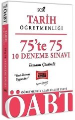 Yargı 2020 ÖABT Tarih Öğretmenliği 75 te 75 10 Deneme Sınavı Çözümlü Yargı Yayınları