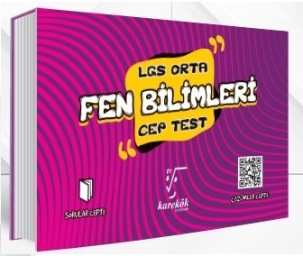 Karekök LGS Fen Bilimleri Orta Cep Test Karekök Yayınları