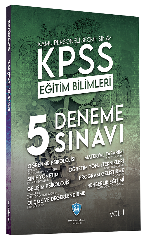 Sorubankası.net KPSS Eğitim Bilimleri 5 Deneme Çözümlü Sorubankası.net Yayınları