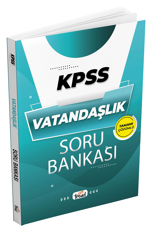 SÜPER FİYAT - Yeni Trend KPSS Vatandaşlık Soru Bankası Çözümlü Yeni Trend Yayınları